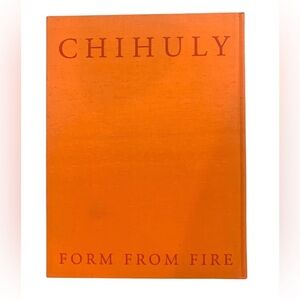 Vintage Chihuly glass  "From Fire" Orange Art coffee table Book 1994 no jacket
